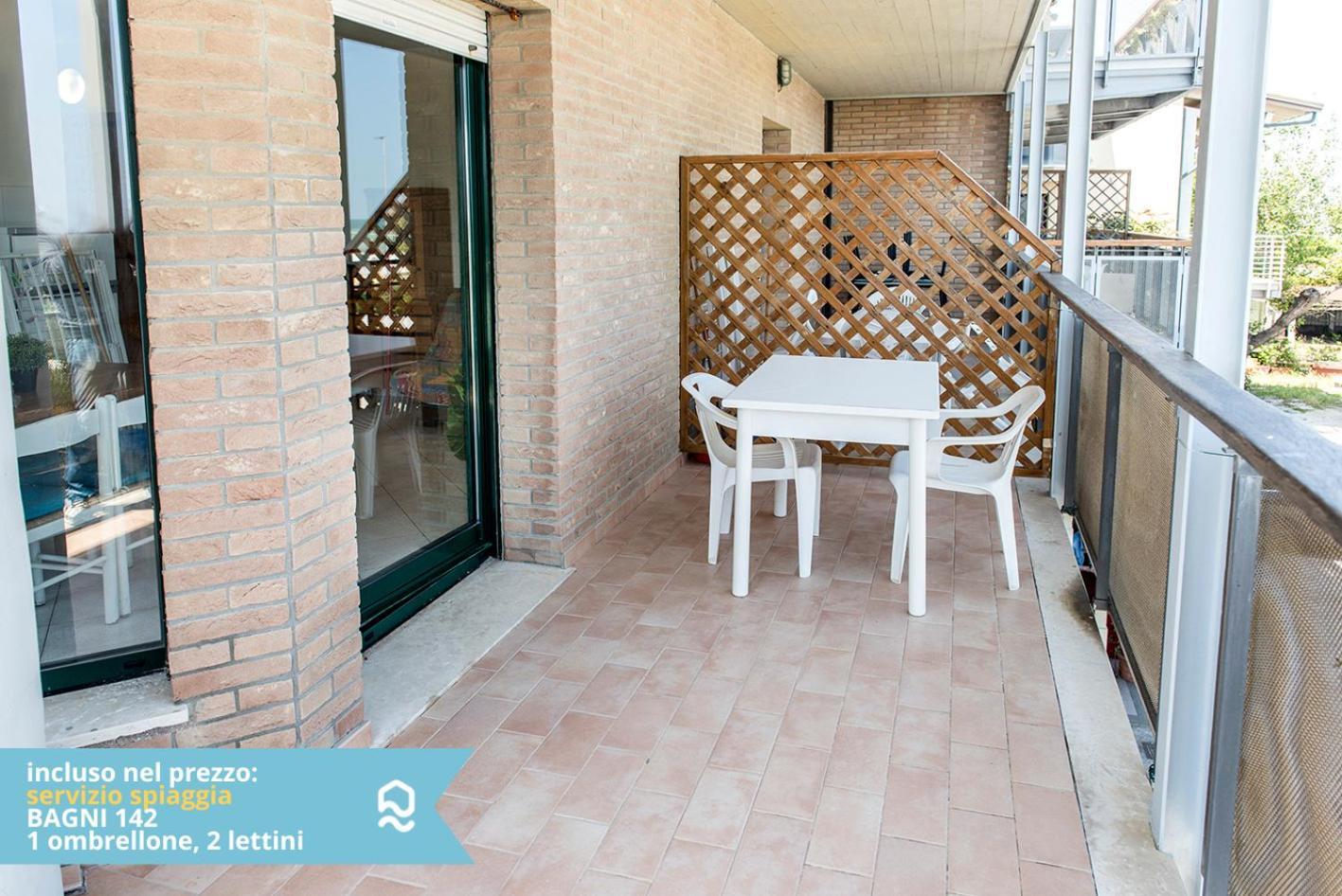 Apartamento Se003 - Senigallia, Bilocale Sul Mare Con Spiaggia Exterior foto